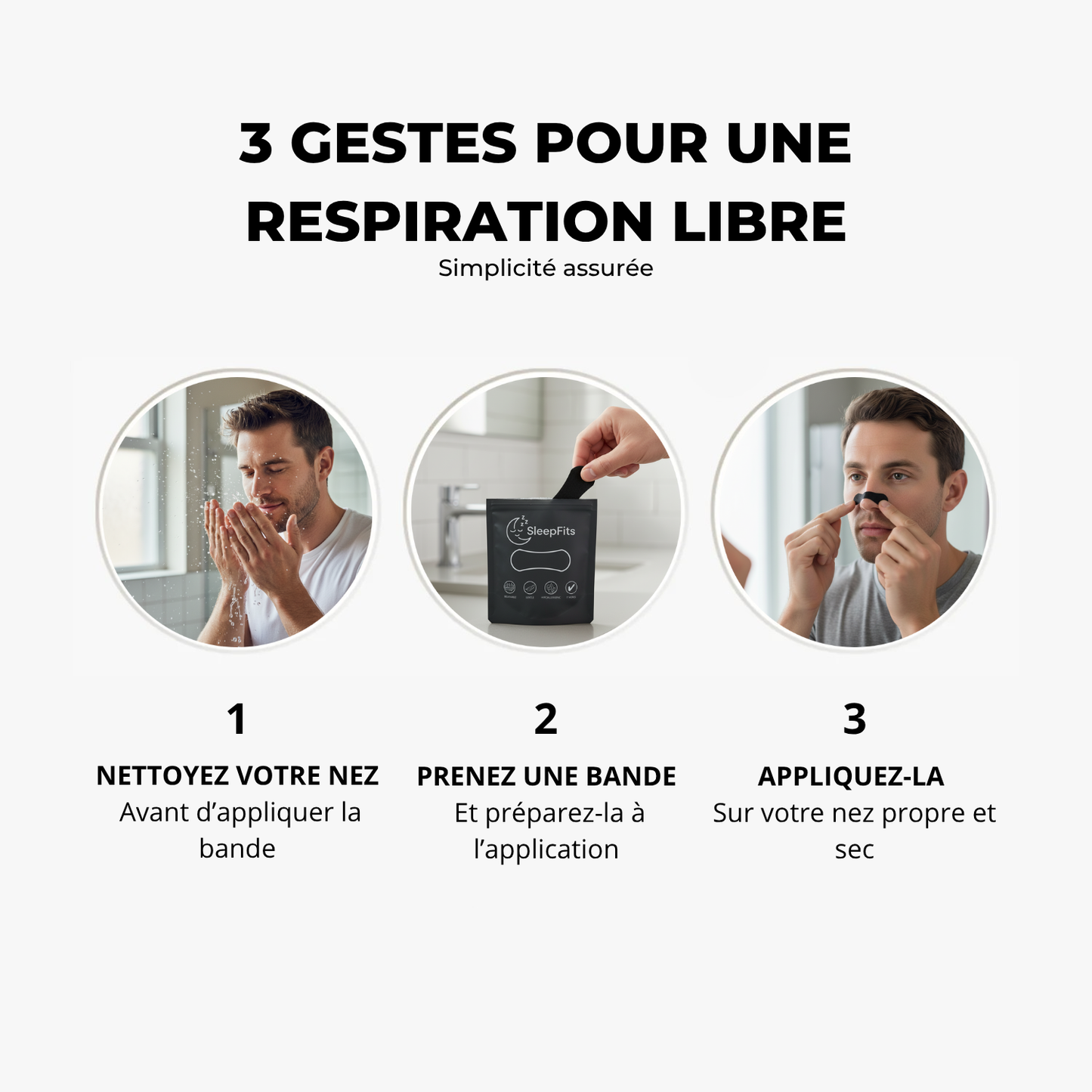 Bandes Nasales Correction Respiratoire SleepFits