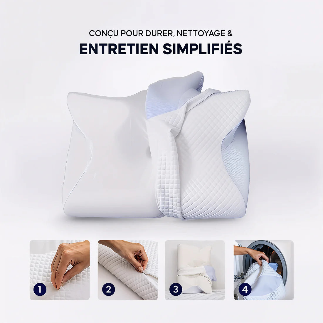 Oreiller Cervical Ergonomique - SleepFits