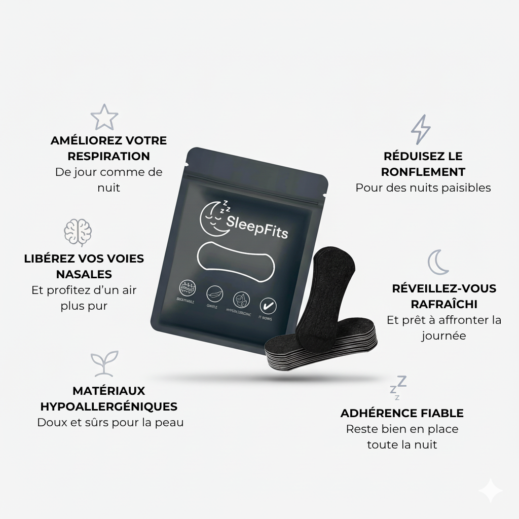 Bandes Nasales Correction Respiratoire SleepFits