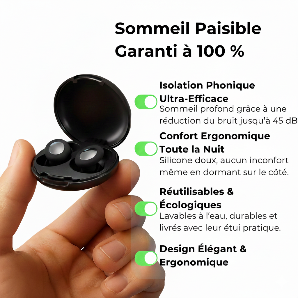 Bouchons Anti-Bruit Sommeil SleepFits